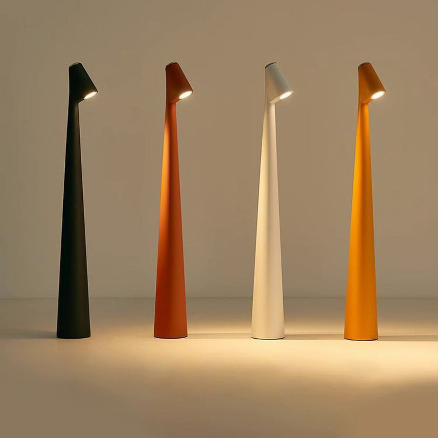 Wireless LED Table Lamp | Nordic Minimalist Design | Metal & Glass | Energy Efficient Lighting