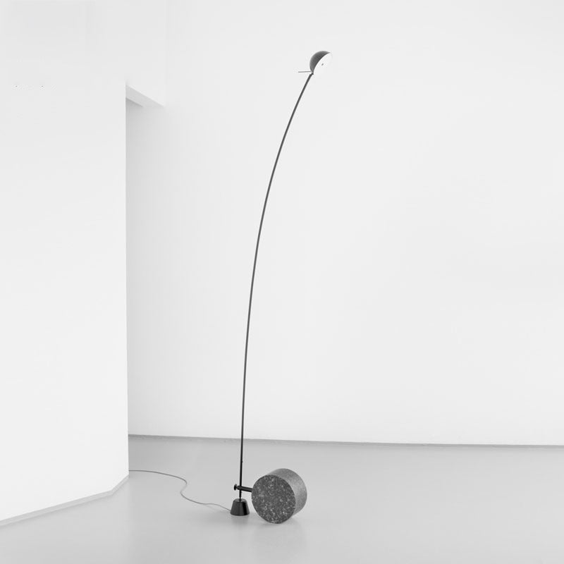 Taavita Linear/ Capsule/ Arch Floor Lamp Designer Metal One Bulb Living Room Lamp in Black, Modern Style, 60-83 Inches Height, E26/E27 Bulb Base