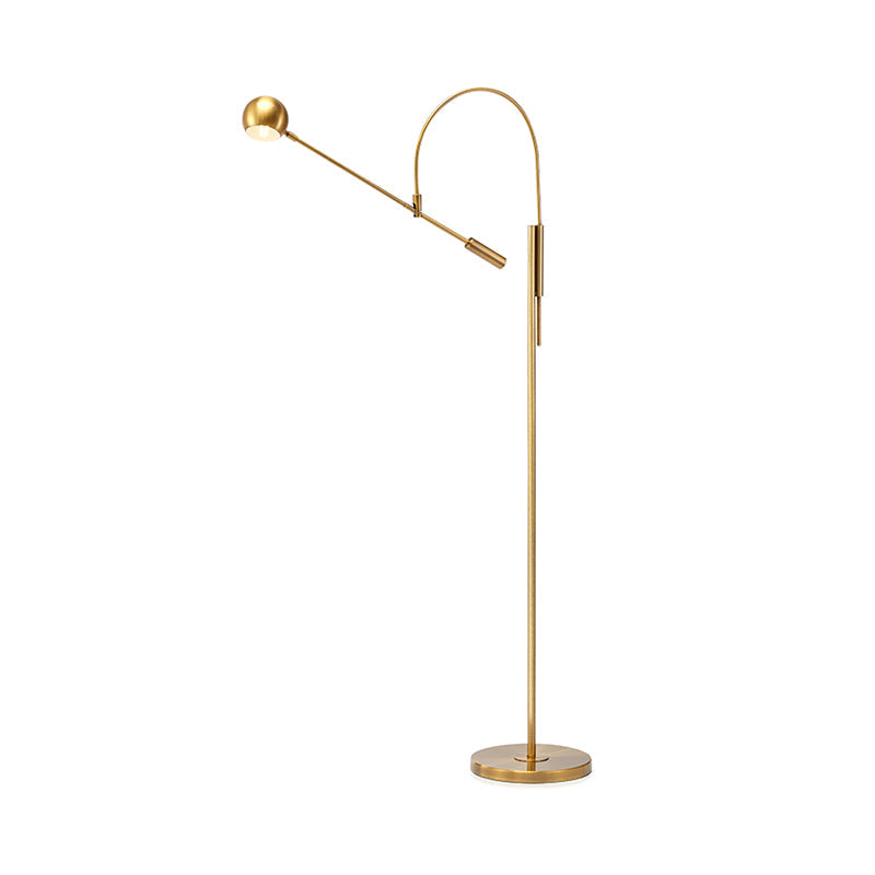 Taavita Linear/ Capsule/ Arch Floor Lamp Designer Metal One Bulb Living Room Lamp in Black, Modern Style, 60-83 Inches Height, E26/E27 Bulb Base