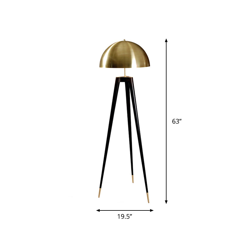Taavita Linear/ Capsule/ Arch Floor Lamp Designer Metal One Bulb Living Room Lamp in Black, Modern Style, 60-83 Inches Height, E26/E27 Bulb Base