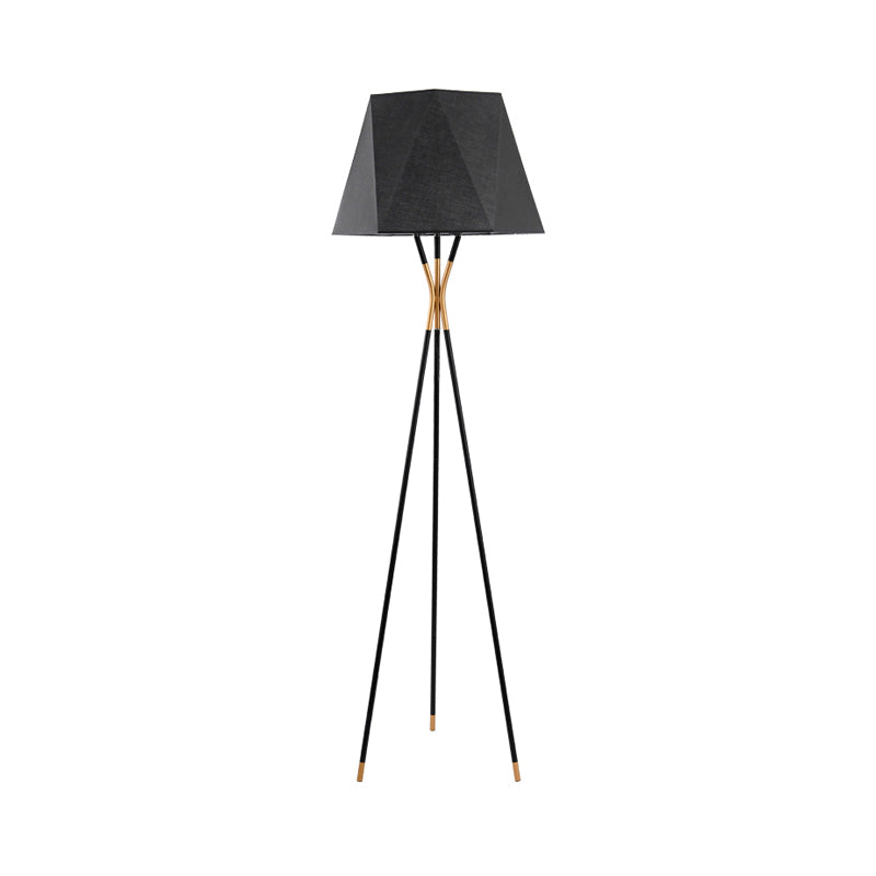 Taavita Linear/ Capsule/ Arch Floor Lamp Designer Metal One Bulb Living Room Lamp in Black, Modern Style, 60-83 Inches Height, E26/E27 Bulb Base