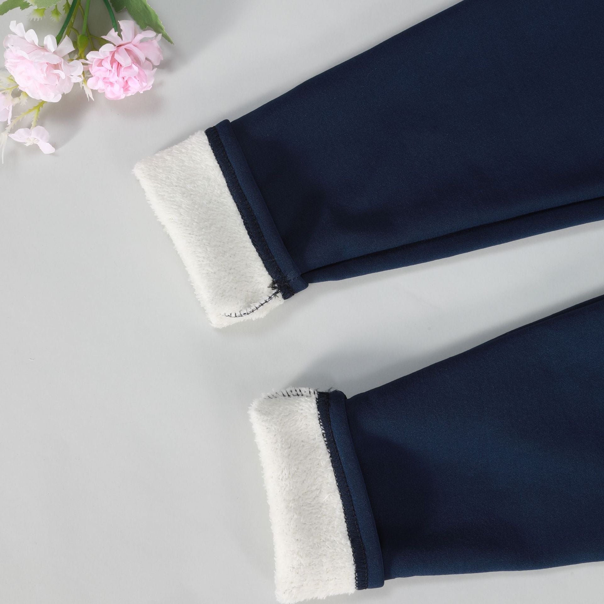 High-Rise Pants | Lambswool Fleece Lined | Ultimate Winter Warmth | Polyester
