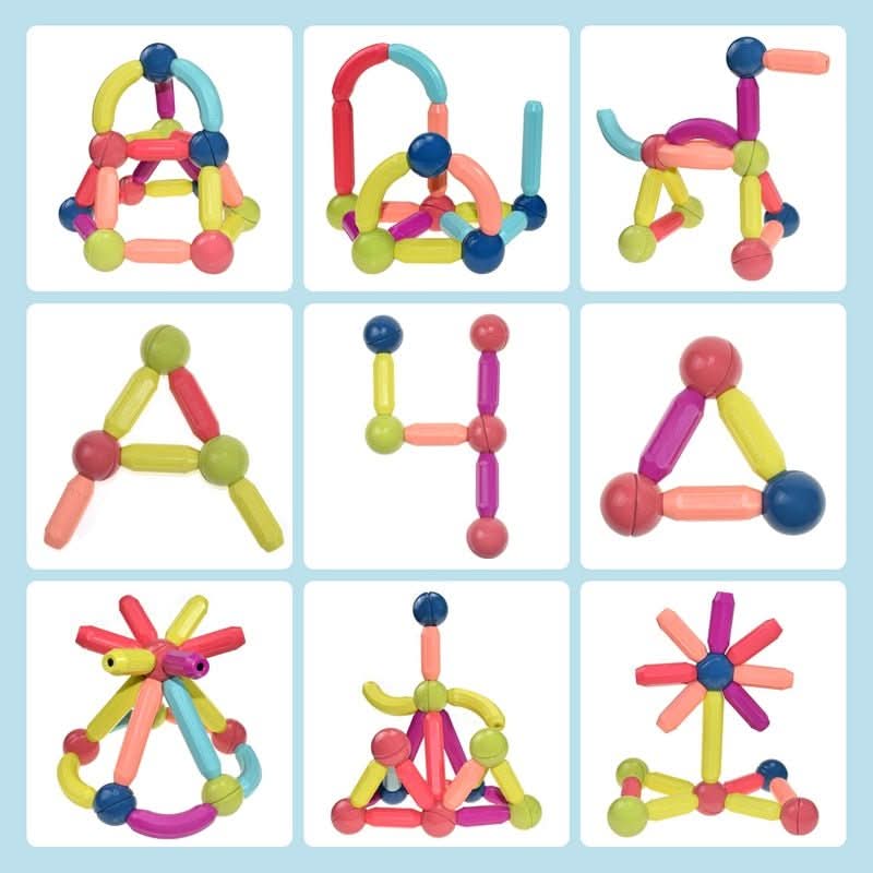 MagnaBlox Magnetic Building Sticks for Creative Exploration