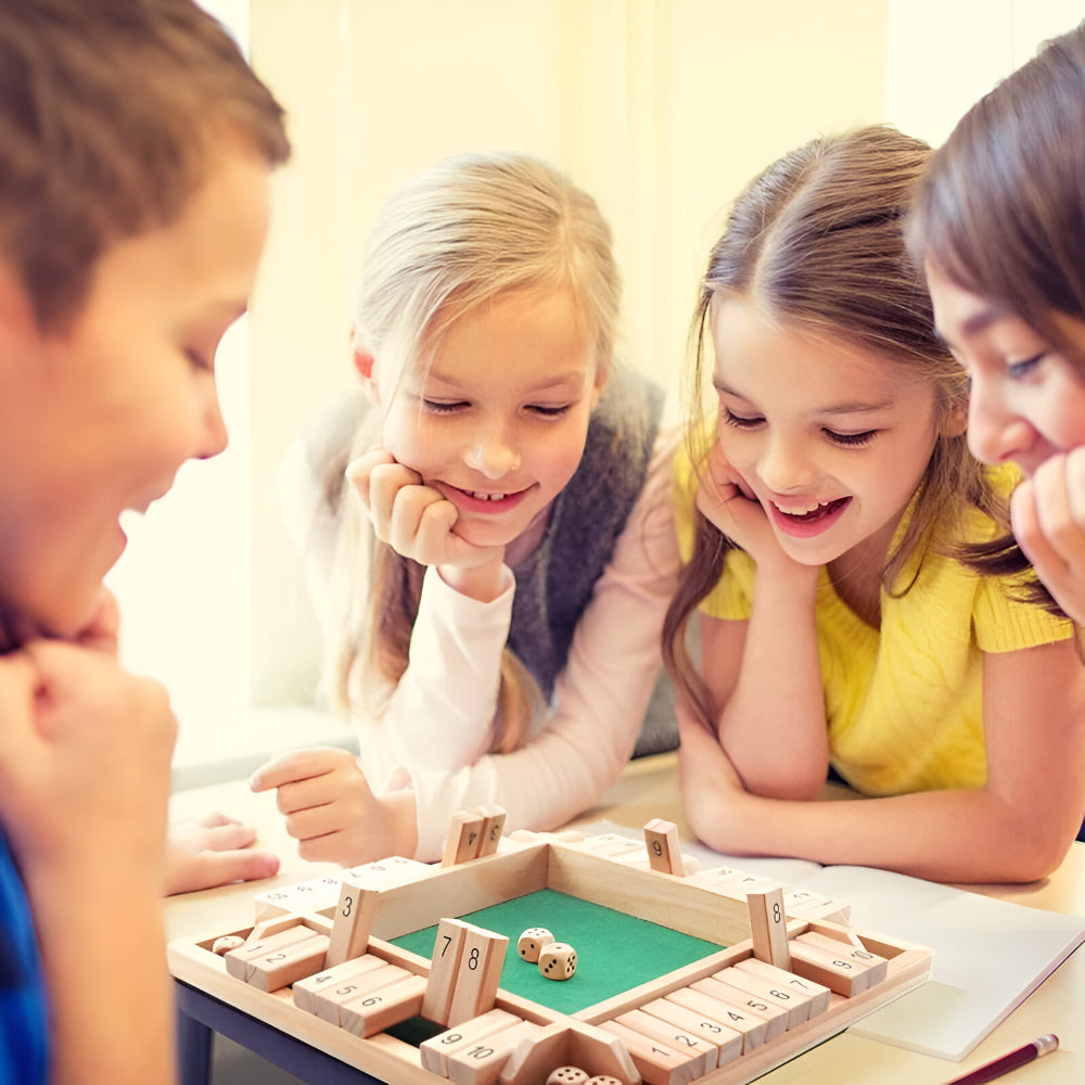 Family-Friendly Wooden Math Game for Fun Learning
