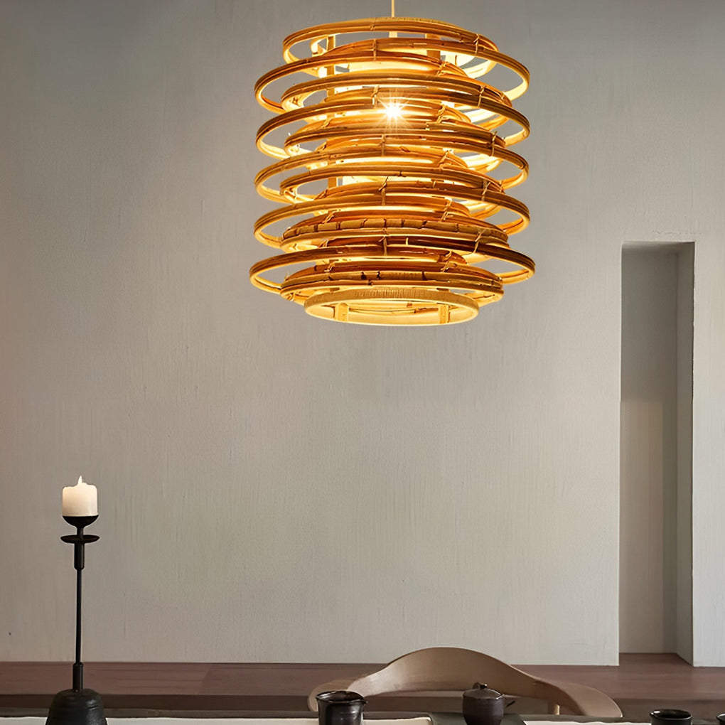 16'' Round Taavita Pendant Light | Farmhouse Pendant Light | Living Room Lighting