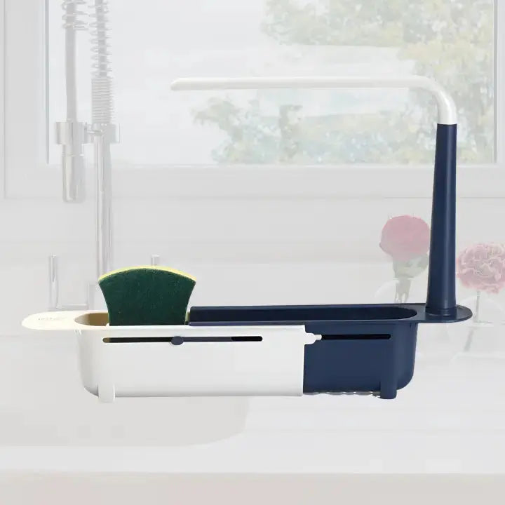 Space-Saving Adjustable Sink Organizer