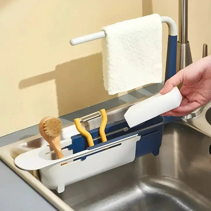 Space-Saving Adjustable Sink Organizer