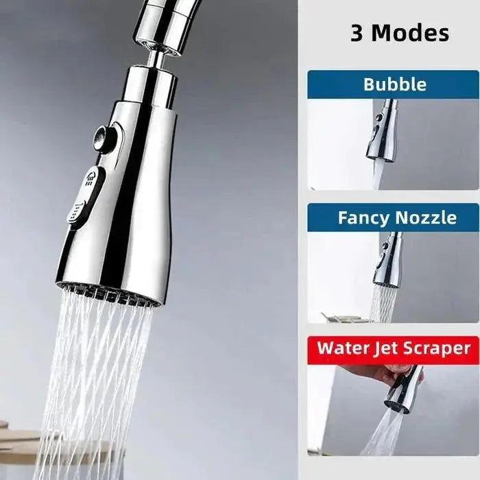 Versatile 360° Rotating Kitchen Faucet Attachment