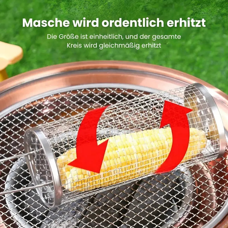 Grill Basket Made of Stainless Steel – Uniform Cooking, Simple Cleanup