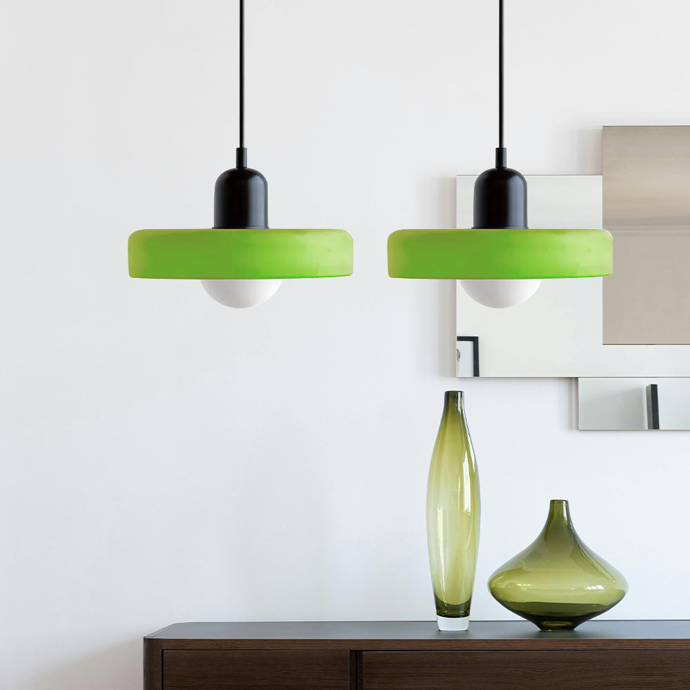 2 Heads Taavita Modern Glass Pendant Light - Elegant and Versatile Design