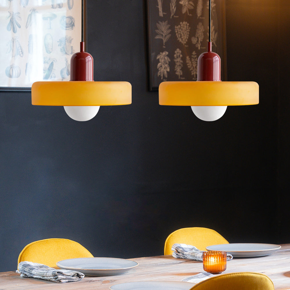 2 Heads Taavita Modern Glass Pendant Light - Elegant and Versatile Design