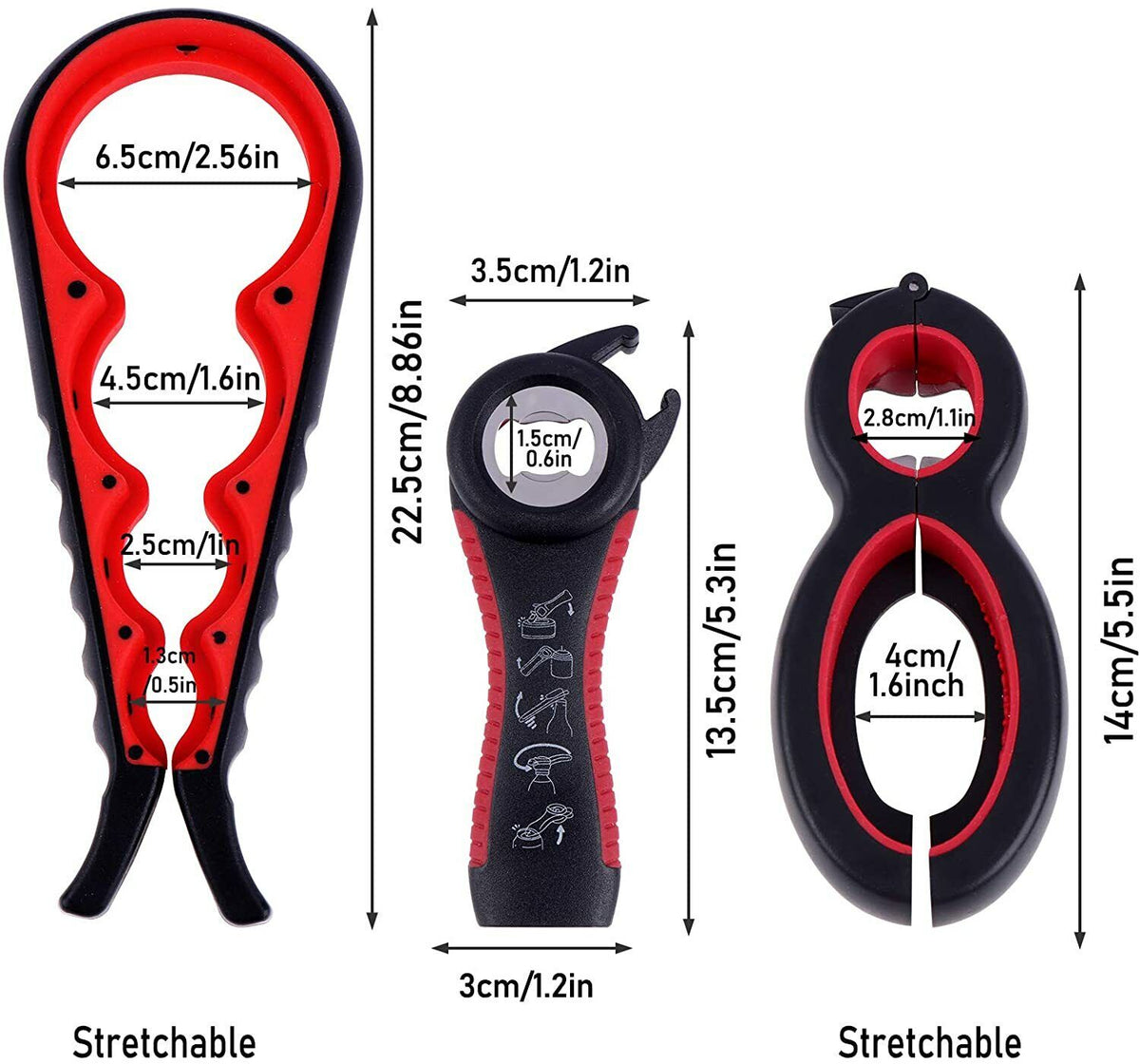 Versatile 6-in-1 Kitchen Opener Tool
