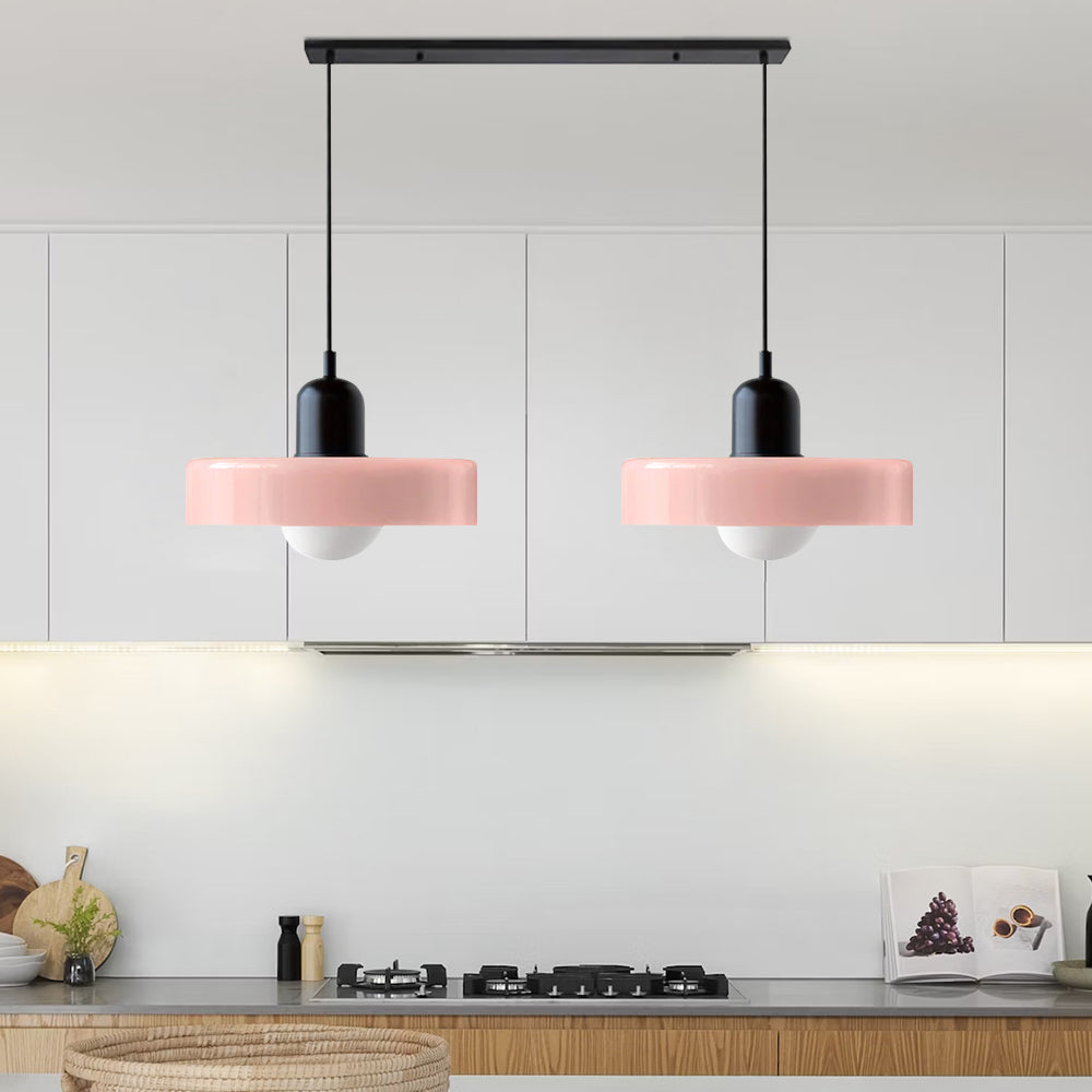 2 Heads Taavita Modern Glass Pendant Light - Elegant and Versatile Design