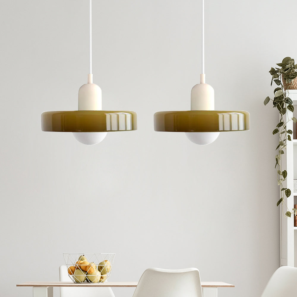 2 Heads Taavita Modern Glass Pendant Light - Elegant and Versatile Design