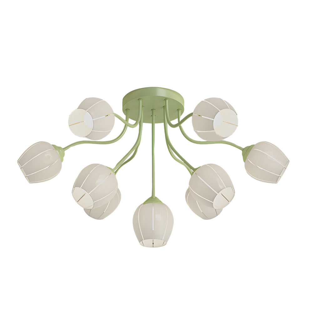 10 Heads Creative Three-Step Dimming Taavita Style Flower Ceiling Lights