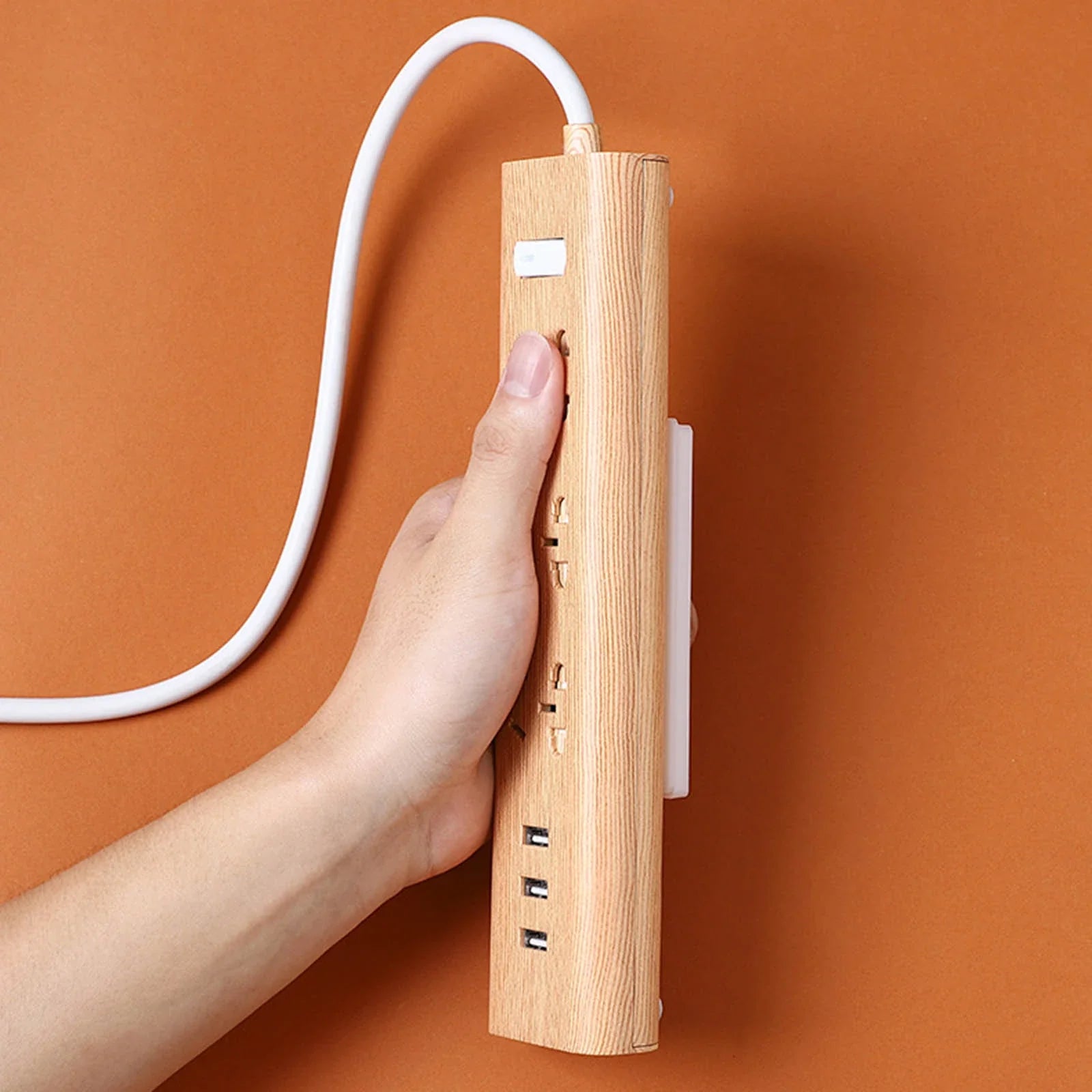 Self-Adhesive No-Drill Socket Organizer