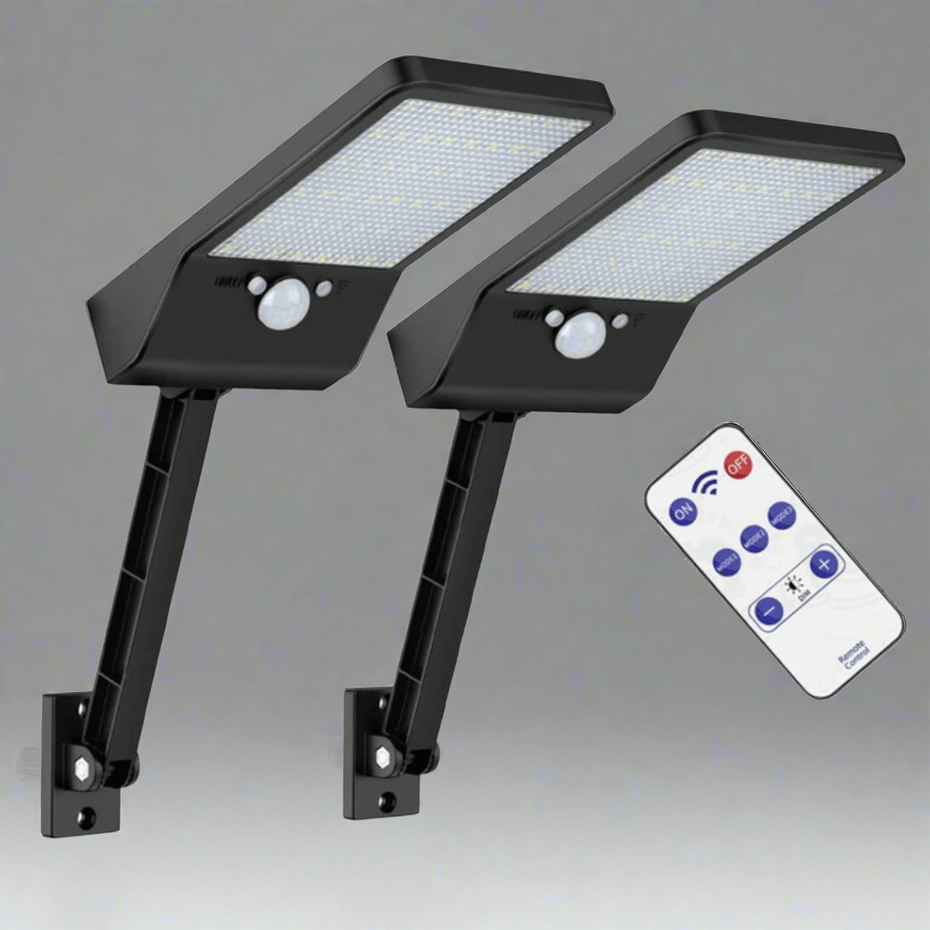 EcoLite Solar-Powered LED Outdoor Spotlight with Remote Control