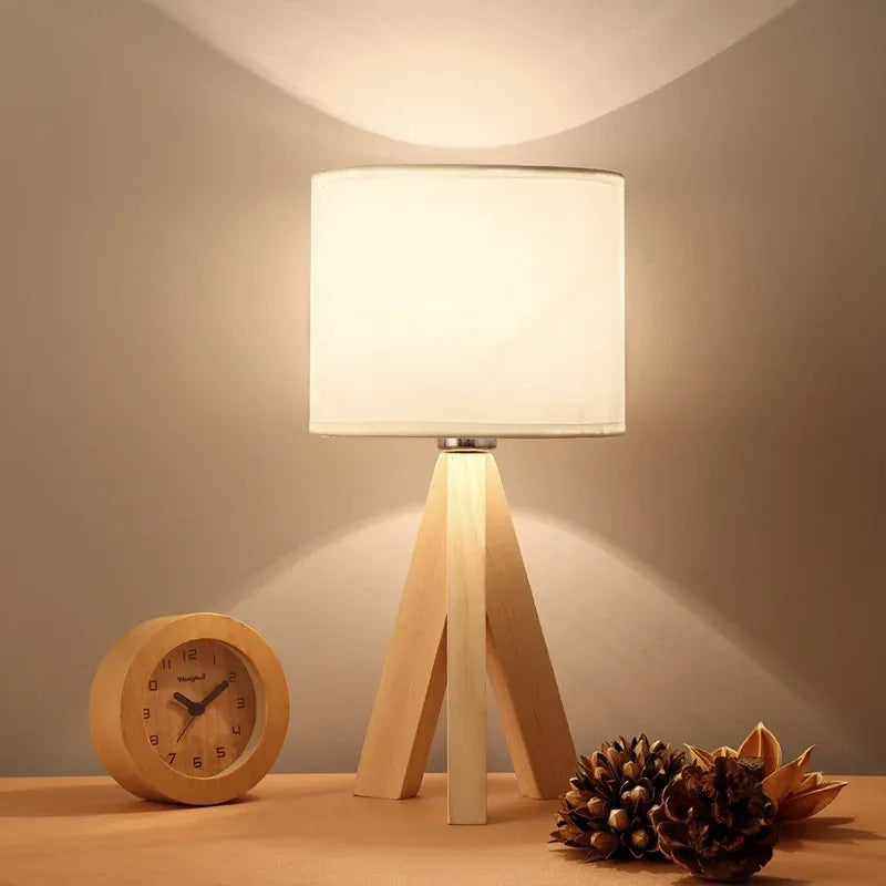 Sleek Compact Lamp with Gentle Warm Glow for Any Room