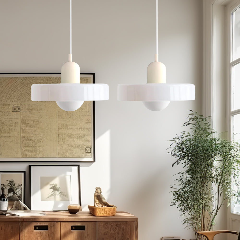 2 Heads Taavita Modern Glass Pendant Light - Elegant and Versatile Design