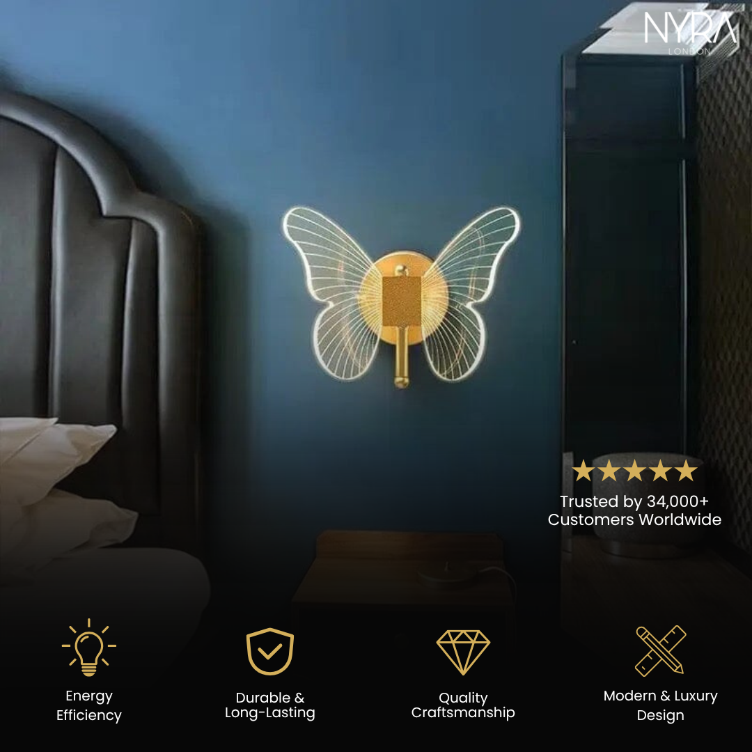 GlimmerWing LED Butterfly Wall Light Collection for Elegant Spaces
