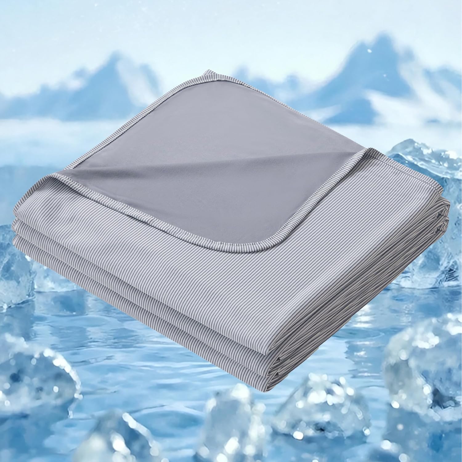 Breathable Cooling Blanket for Hot Sleepers – Lightweight Summer Throw