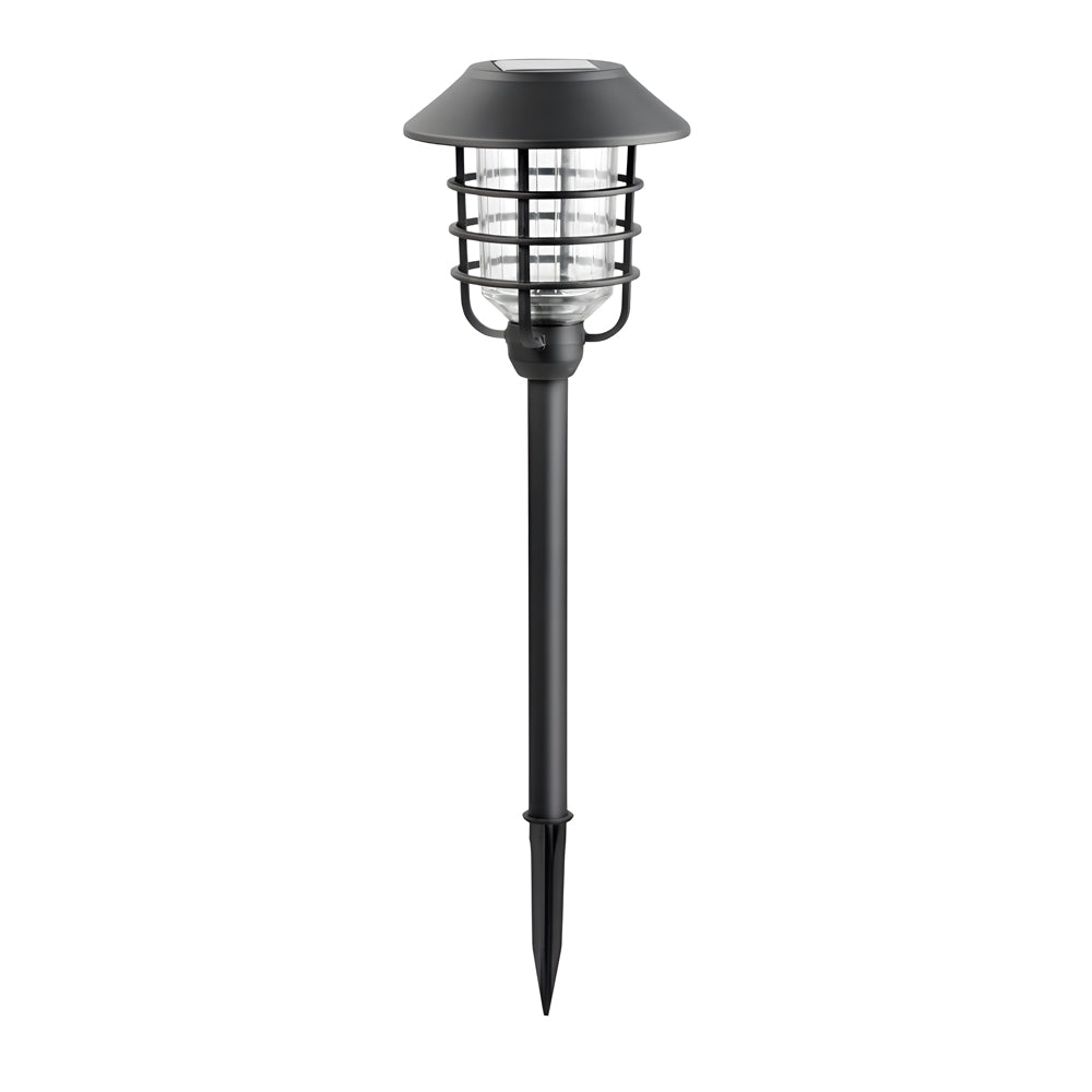 22.8-in Black Solar Mini Torch Pathway Lights Outdoor Lawn LED Lights