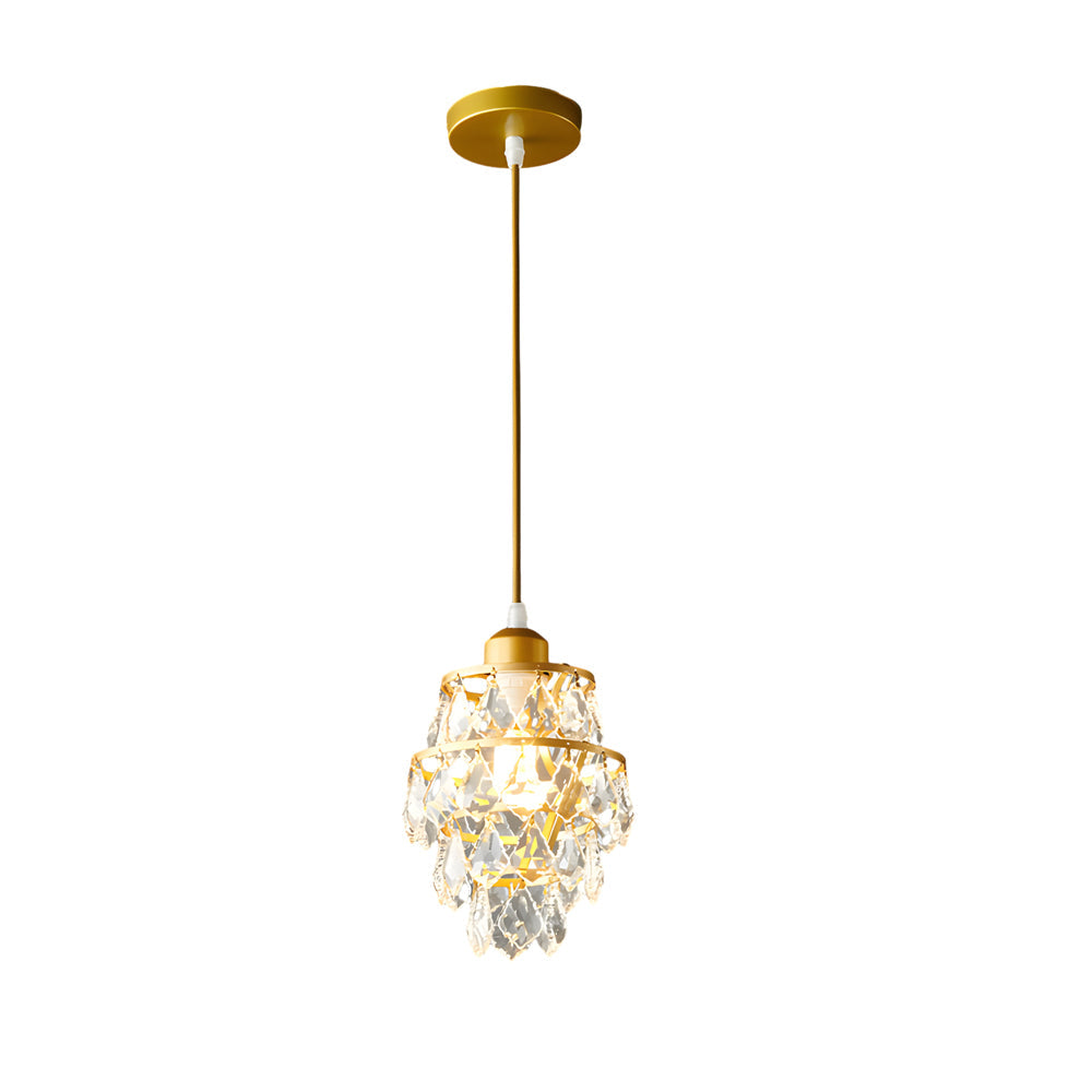 1-Light Mini Crystal Pendant Light Small by Taavita