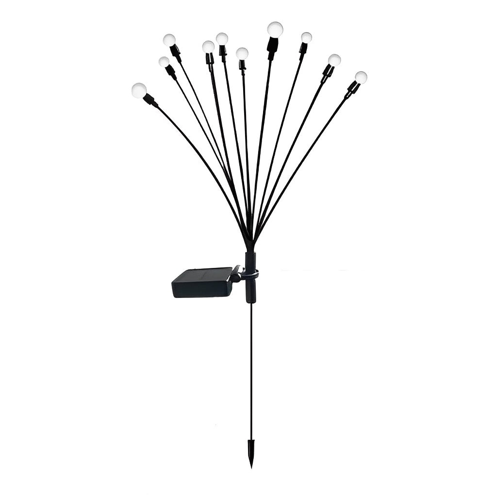 2pcs 10 LED Taavita Waterproof Solar Powered Fireflies Lawn Lights