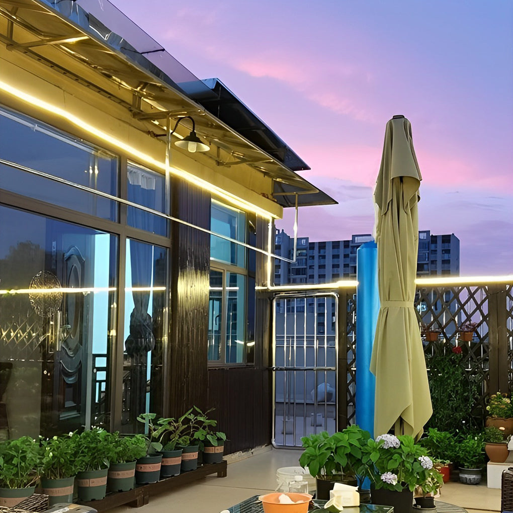 New Title: 0.47'' Width Waterproof Recessed Silicone 10W Modern Flexible Indoor LED Strip Lights Outdoor Linear Light