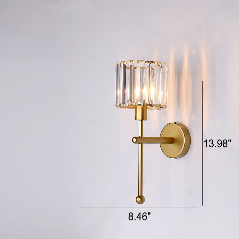 Taavita Light Luxury Crystal Bird Wall Lamp 1-Light Wall Lamp