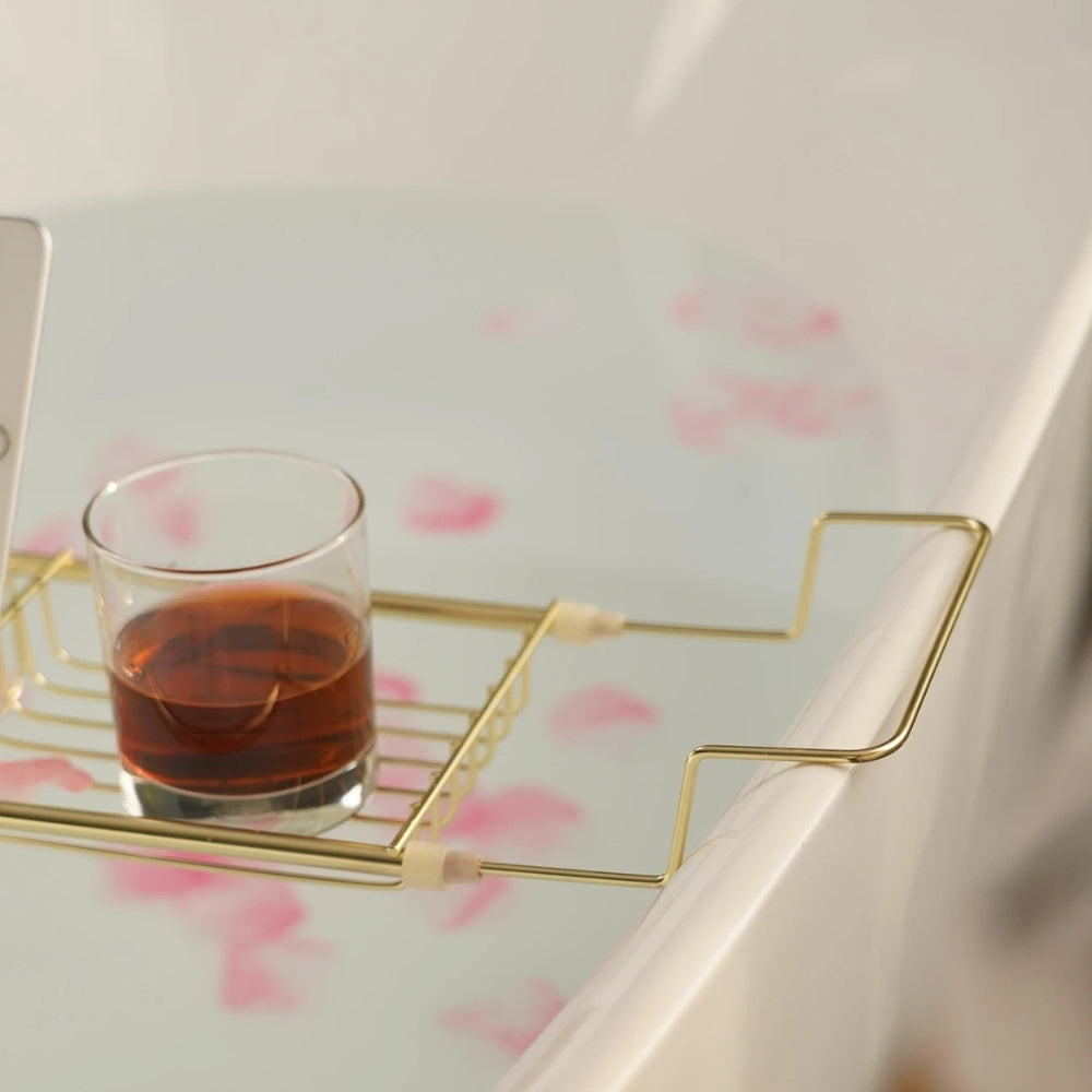 Serenity Caddy – Expandable Stainless Steel Bath Organizer