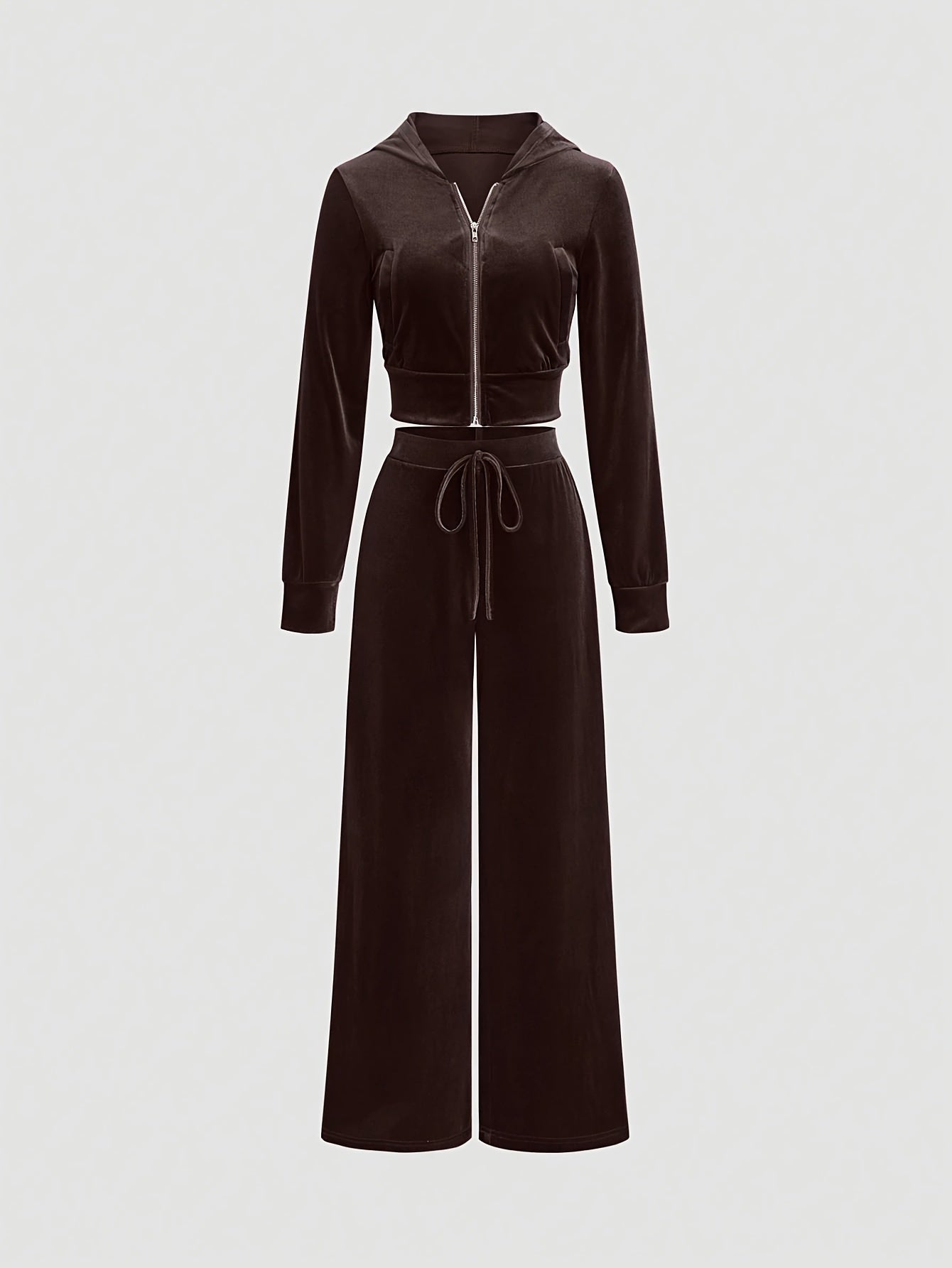 Women's Knitwear Set | Front Zipper | Comfortable Fall Wear | Polyester