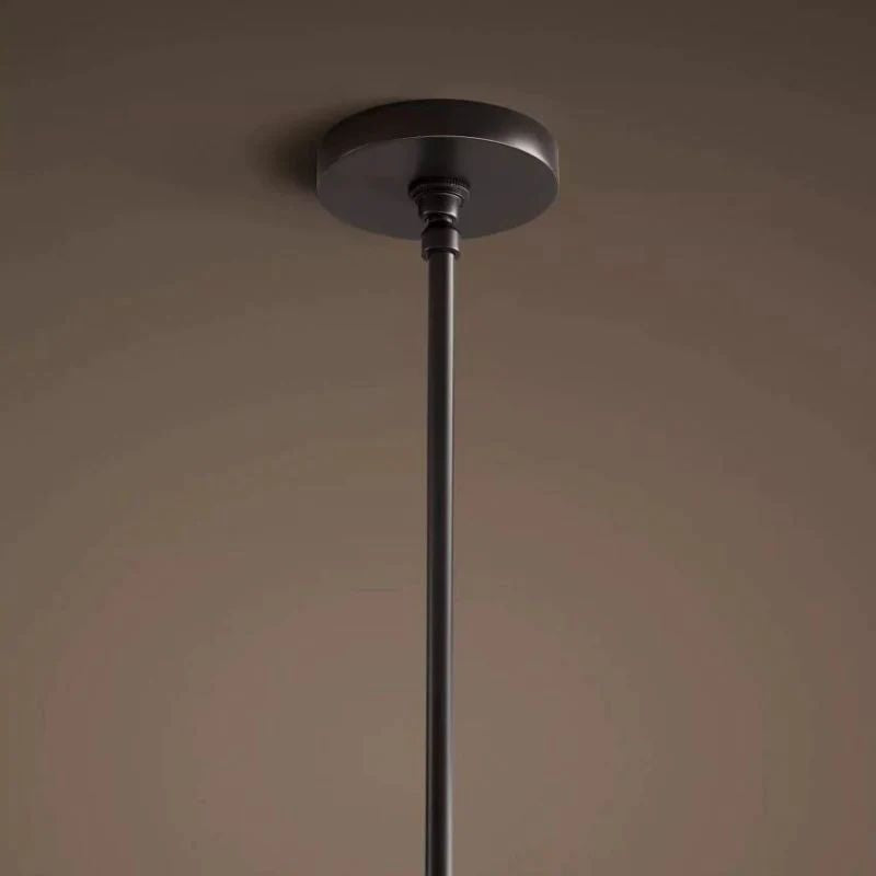 Lorian — 4-Light Glass Pendant with Hand-Forged Iron Base