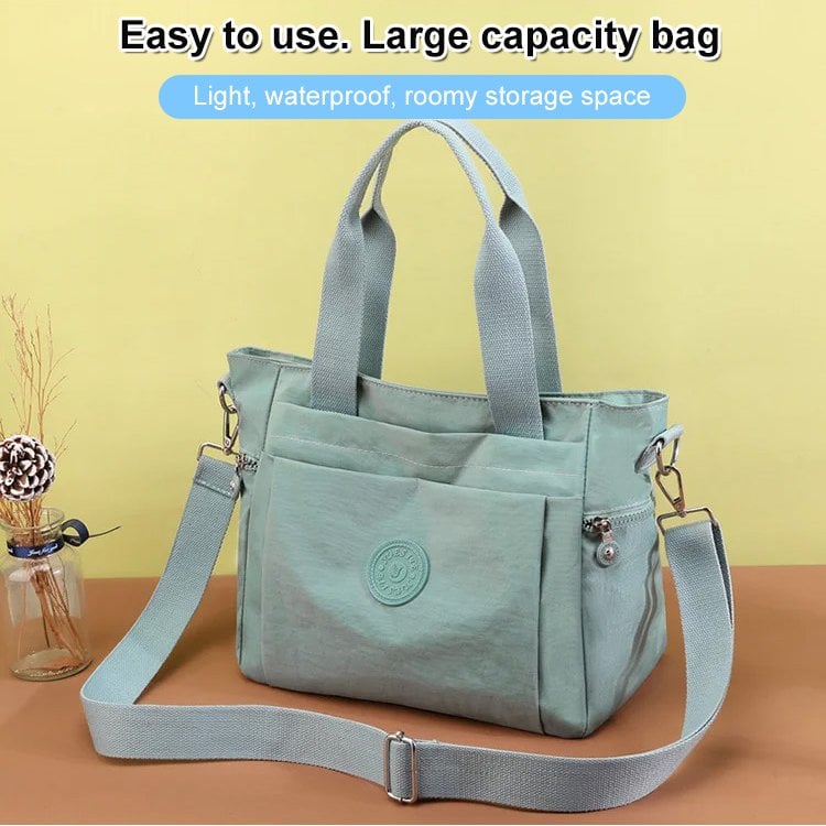 Women’s Tote Bag | Large Capacity & Multi-Compartment Design | Waterproof Nylon | Lightweight Comfort