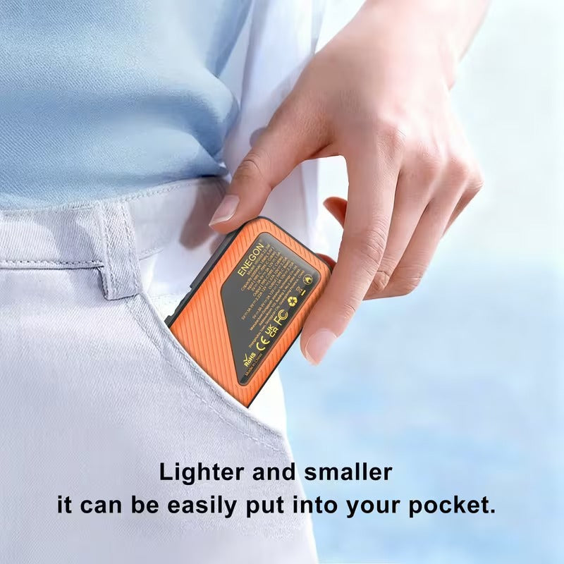 Compact Power Bank Set of 2 - USB-C Port - Portable Design