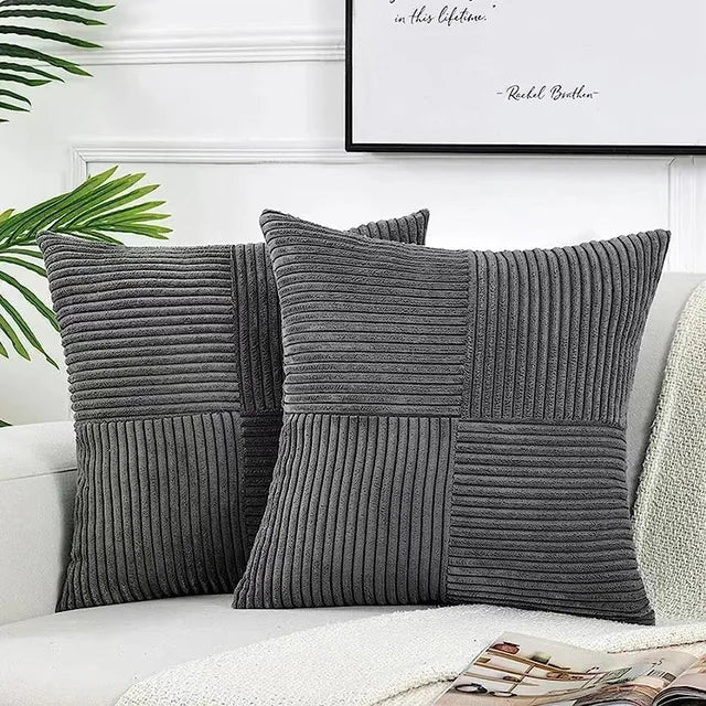 Taavita - Striped Soft Pillowcases Cord Splitting