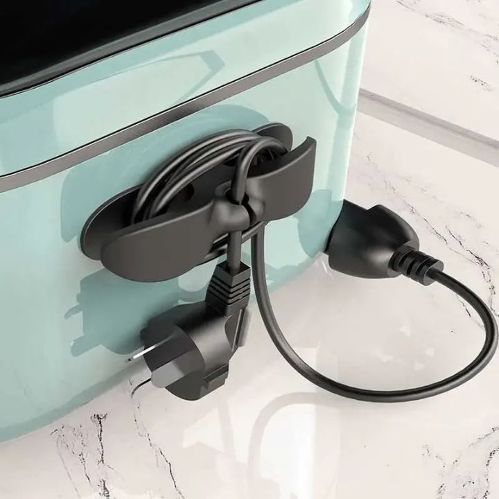 10-Pack Self-Adhesive Cable Management Clips
