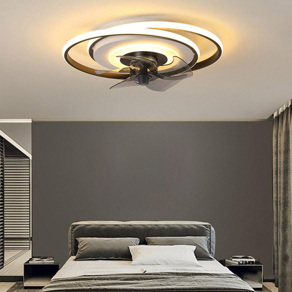 2 Taavita Ceiling Fans for Babies and Kids with LED Light and Remote Control