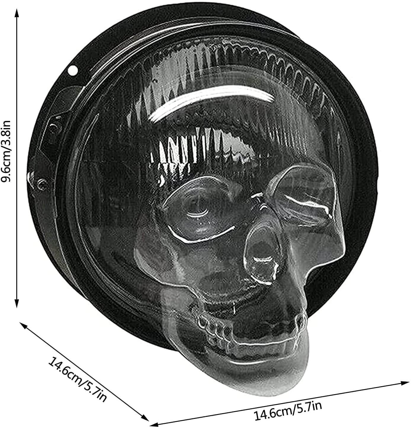 Skull Headlight Covers for Cars Halloween Decor Durable Protection
