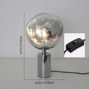 Sculpted Glow Table Lamp – Unique Ambient Lighting Design
