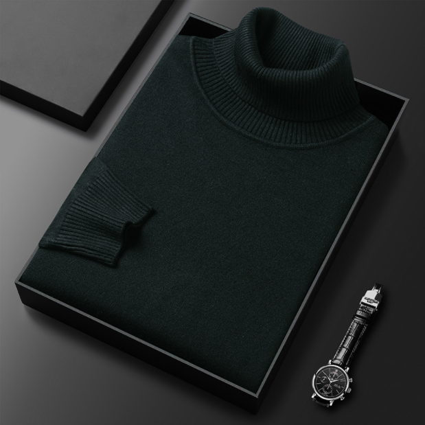 Men's Premium Cashmere Blend Turtleneck Sweater