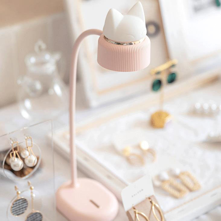 PurrfectGlow Clip-On LED Lamp for Cozy Workspaces