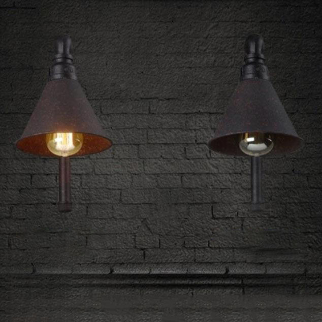 Taavita Vintage Iron Sanitary Modeling, 3-Light Wall Lamp