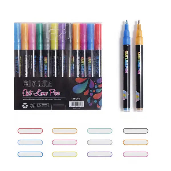 Vibrant Duo-Tip Marker Set for Creative Expression