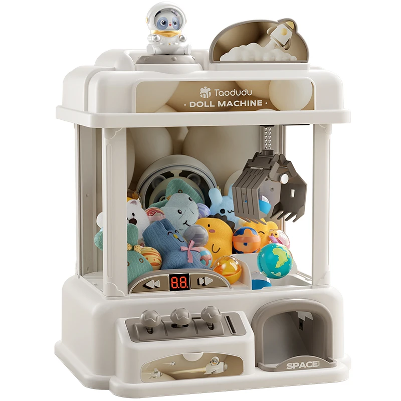 Interactive Plush Prize Grabber for Kids - Coin Operated Fun