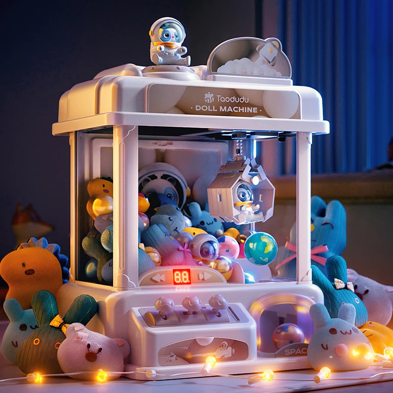 Interactive Plush Prize Grabber for Kids - Coin Operated Fun