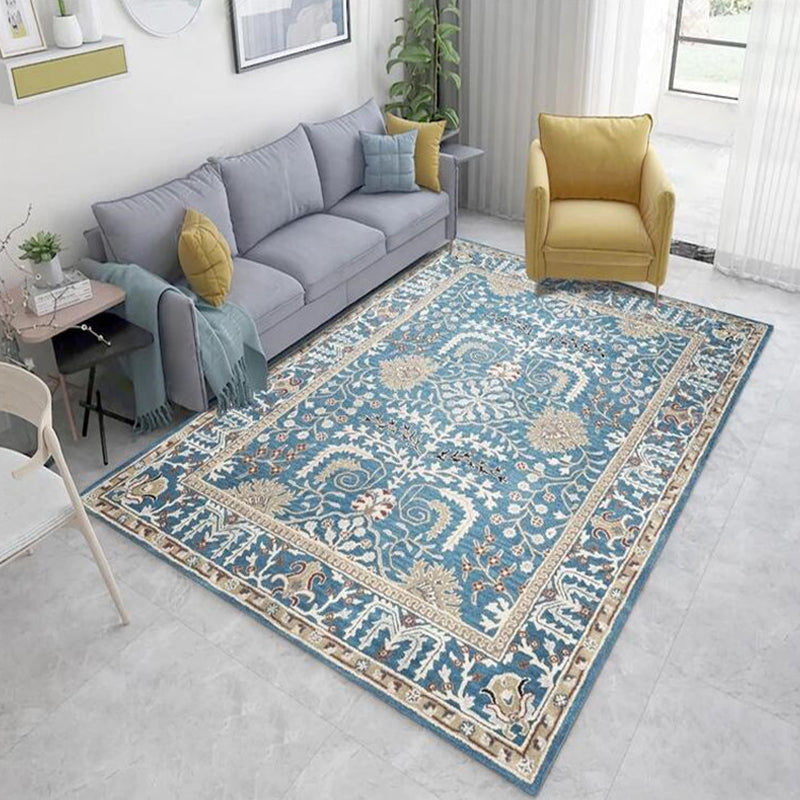 Persian Living Room Rug Multi Colored Geometric Carpet Polyester Pet Friendly Stain Resistant Anti-Slip Backing Rug with Braided Trim Red-Purple Clearhalo 'Area Rug' 'Moroccan' 'Rugs' Rug' 2059246