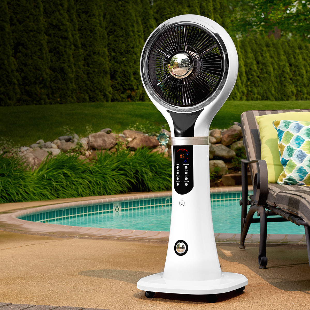 Compact Air Cooler with Mist and Remote Control Functionality