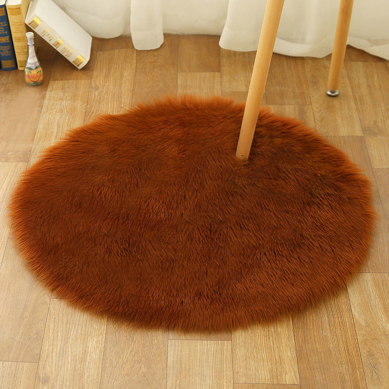Comfort Girls Room Foot Rug Multicolor Plain Carpet Shag Pet Friendly Machine Washable Non-Slip Rug Grey Clearhalo 'Area Rug' 'Casual' 'Rugs' Rug' 2070552