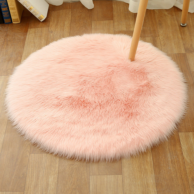 Comfort Girls Room Foot Rug Multicolor Plain Carpet Shag Pet Friendly Machine Washable Non-Slip Rug Army Green Clearhalo 'Area Rug' 'Casual' 'Rugs' Rug' 2070561